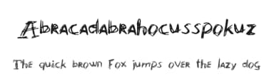 Abracadabrahocusspokuz by FancyFrenzy — Script Handwritten Font — thumbnail 1