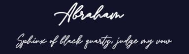 Abraham by Letternun — Script Handwritten Font — thumbnail 2