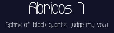 Abricos 7 by Style-7 — Sans Serif Font — thumbnail 2