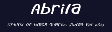 Abrila by Avril Aguilar — Script Handwritten Font — thumbnail 2