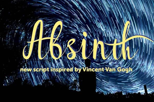 Absinth Font by Etewut — Script Handwritten Font