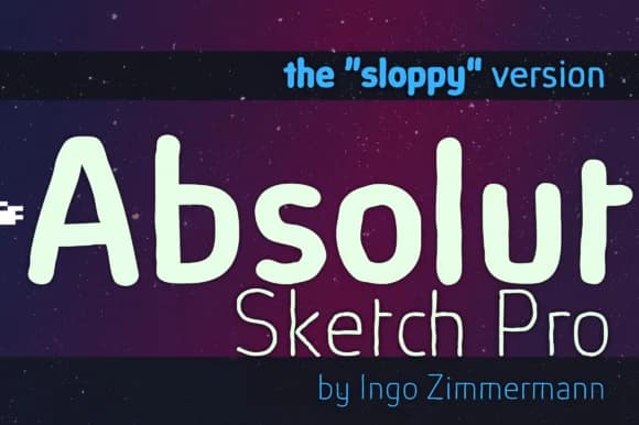 Absolut Pro Sketch Font by ingoFonts — Script Handwritten Font