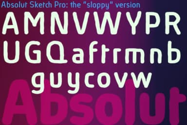Absolut Pro Sketch Font by ingoFonts — Script Handwritten Font — thumbnail 3