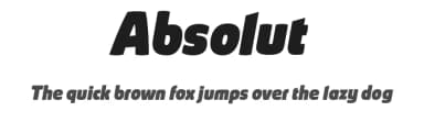 Absolut by ingoFonts — Sans Serif Font — thumbnail 1