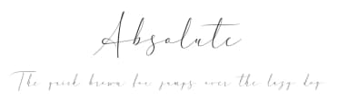Absolute by Studiorazi — Script Handwritten Font — thumbnail 1