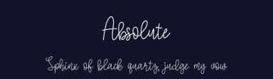 Absolute by Supersemar Letter — Script Handwritten Font — thumbnail 2