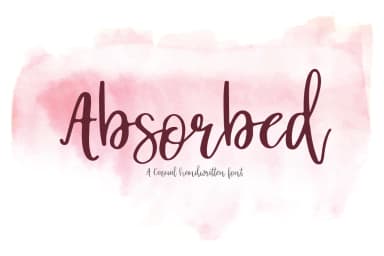 Absorbed Font by Studio_Art — Script Handwritten Font — thumbnail 1