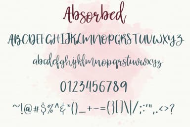 Absorbed Font by Studio_Art — Script Handwritten Font — thumbnail 2