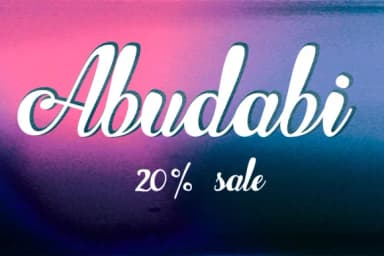 Abudabi Font by Etewut — Script Handwritten Font — thumbnail 2