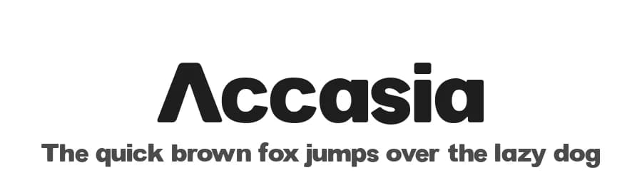 Accasia by Almaz Studio — Sans Serif Font