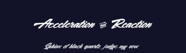 Acceleration & Reaction by Cat.B — Script Handwritten Font — thumbnail 2