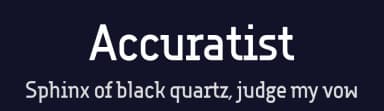 Accuratist by Jovanny Lemonad — Sans Serif Font — thumbnail 2