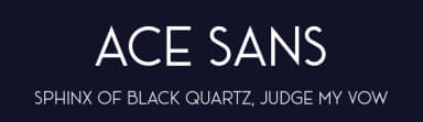 Ace Sans by FactoryType — Sans Serif Font — thumbnail 2