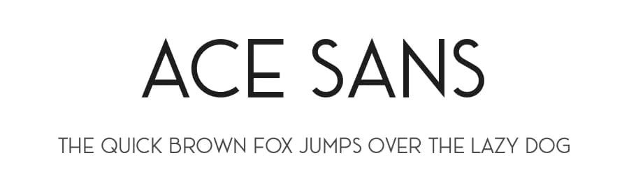 Ace Sans by FactoryType — Sans Serif Font