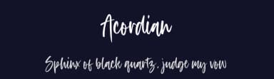 Acordian by Balpirick Studio — Script Handwritten Font — thumbnail 2