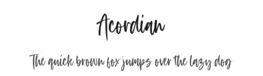Acordian by Balpirick Studio — Script Handwritten Font — thumbnail 1