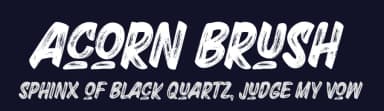 Acorn Brush by HansCo — Script Handwritten Font — thumbnail 2