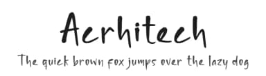 Acrhitech by Letterena Studios — Script Handwritten Font — thumbnail 1