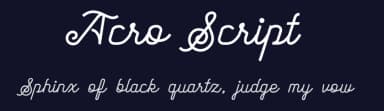Acro Script by Brainware Graphic — Script Handwritten Font — thumbnail 2