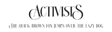 Activists by 177Studio — Serif Font — thumbnail 1