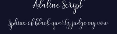 Adaline Script by Mr Letters — Script Handwritten Font — thumbnail 2