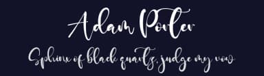 Adam Porter by Staircase Studio — Script Handwritten Font — thumbnail 2