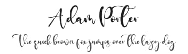 Adam Porter by Staircase Studio — Script Handwritten Font — thumbnail 1