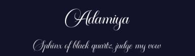 Adamiya by Pista Mova — Script Handwritten Font — thumbnail 2