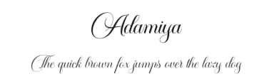 Adamiya by Pista Mova — Script Handwritten Font — thumbnail 1