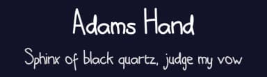 Adams Hand by wearecolt — Script Handwritten Font — thumbnail 2