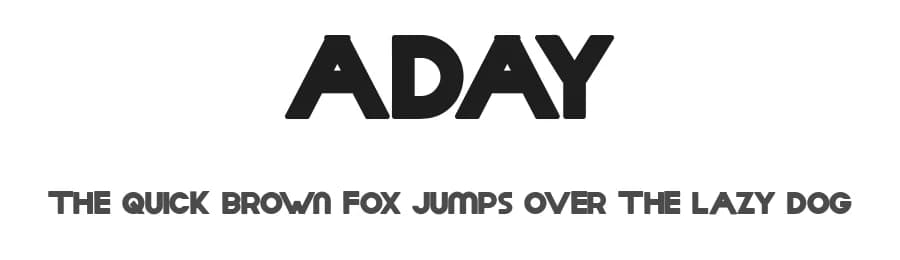 Aday by RaisProject — Sans Serif Font
