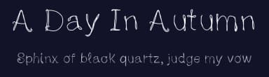 A Day In Autumn by ArchiFont — Script Handwritten Font — thumbnail 2