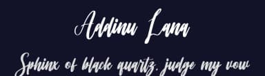 Addinu Lana by Skiiller Studio — Script Handwritten Font — thumbnail 2