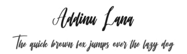 Addinu Lana by Skiiller Studio — Script Handwritten Font — thumbnail 1