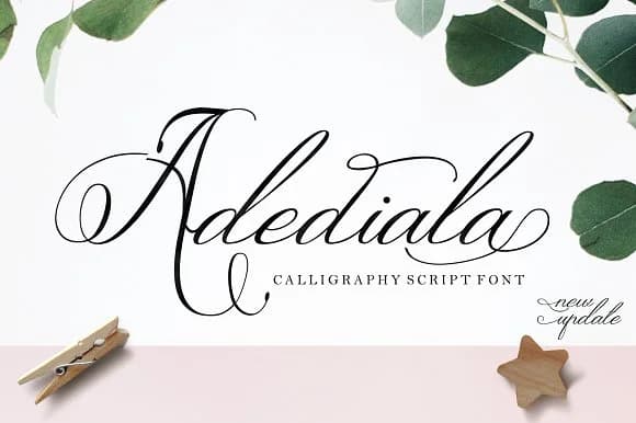 Adediala Font by Area Type — Script Handwritten Font