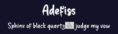 Adefiss by productype.com — Script Handwritten Font — thumbnail 2