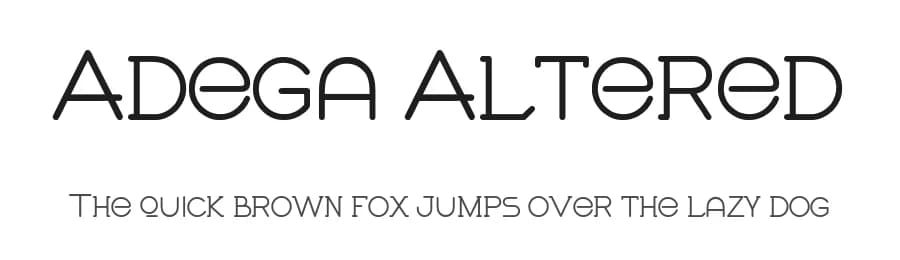 Adega Altered by Adega Design — Sans Serif Font — preview 1