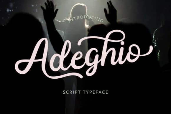 Adeghio Font by josgandos — Script Handwritten Font
