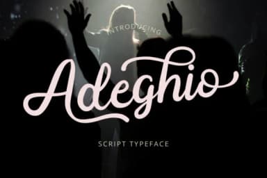 Adeghio Font by josgandos — Script Handwritten Font — thumbnail 1