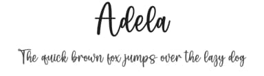 Adela by Wahyu Studio — Script Handwritten Font — thumbnail 1