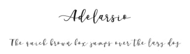 Adelarsio by Kotak Kuning Studio — Script Handwritten Font — thumbnail 1