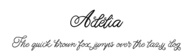 Adelia by Ianmikraz — Script Handwritten Font — thumbnail 1