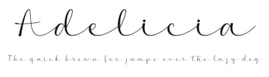 Adelicia by Wahyu Studio — Script Handwritten Font — thumbnail 1