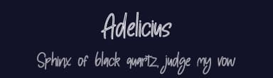 Adelicius by Skiiller Studio — Script Handwritten Font — thumbnail 2