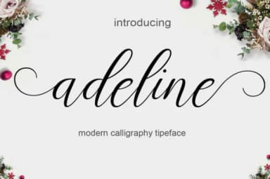 Adeline Font by saidi studio — Script Handwritten Font — thumbnail 1