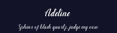 Adeline by Muhammad Fajri — Script Handwritten Font — thumbnail 2