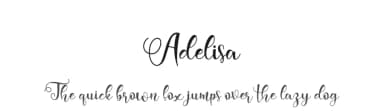 Adelisa by niyos — Script Handwritten Font — thumbnail 1