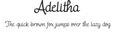 Adelitha by Letter Jos — Script Handwritten Font — thumbnail 1