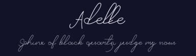 Adelle by Darno Wiyanto — Script Handwritten Font — thumbnail 2