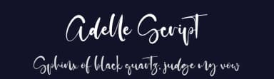 Adelle Script by Kong Font — Script Handwritten Font — thumbnail 2